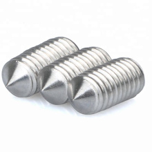 China supplier Stainless Steel Hex Socket Set Screw With Cone Point DIN914